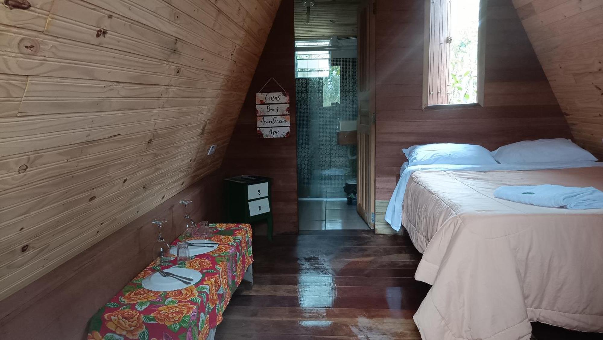 Chales E Camping Do Robinho 1 São Tomé das Letras Exteriér fotografie